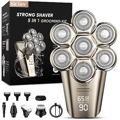 #ad Electric Hair Remover Shavers Bald Head Razor Smooth Skull Cord Cordless Wet Dry $28.99