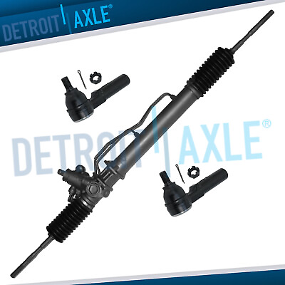 Power Steering Rack and Pinion Assembly 2 New Outer Tie Rod Ends for Altima $160.77