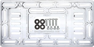 #ad Cruiser Accessories 79000 Universal License Plate Mount Frame Clear $14.21