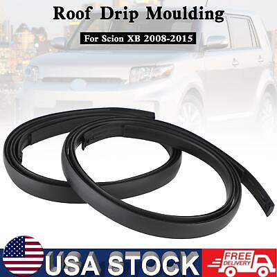 #ad 2x Center Roof Drip Side Finish Mouldings Set 75555 12161 For Scion XB 2008 2015 $22.61