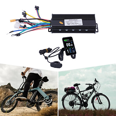 #ad 36V 1200W DC E Bike DIY Electric Bicycle Scooter Brushless Controller LCD Meter $76.95