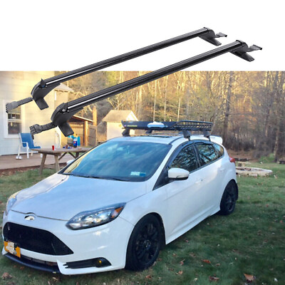#ad #ad For Ford Focus SE ST Top Roof Rack 43.3quot; Cross Bar Cargo Luggage Carrier Lock AL $82.95