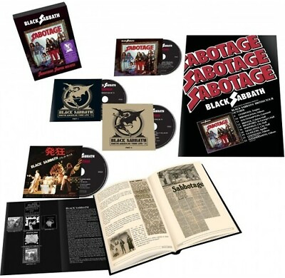 #ad Black Sabbath Sabotage Super Deluxe Edition 4CD New CD Boxed Set Deluxe $32.95