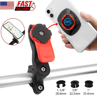 NEW Quad Lock Out Front Bike Twist Mountain Cradle Cycling Phone Holder Device $8.03