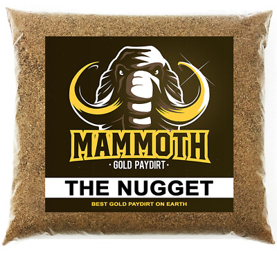 MAMMOTH PAYDIRT #x27;THE NUGGET#x27; Gold Paydirt Concentrate Panning Pay Dirt $34.99