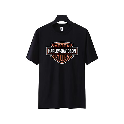 #ad Harley Men#x27;s T Shirt Davidson Rite Crew Neck Short Sleeve Cotton $26.99