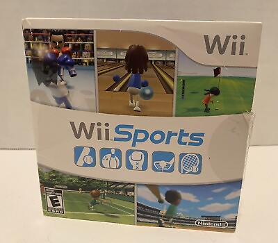 #ad Wii Sports For Nintendo Wii With Manual Disc and Sleeve GAME HAS BEEN TESTED $24.47