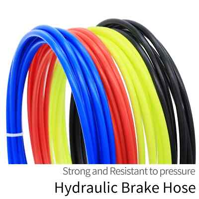 #ad #ad 3meters MTB Bike Hydraulic Disc Brake Oil Tube Pipe Housing 5mm Brake Cable Hose $45.50