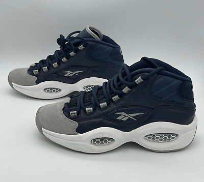 #ad Reebok Question Mid Georgetown Allen Iverson Basketball Shoe Sneaker FX0987 7.5 $60.00