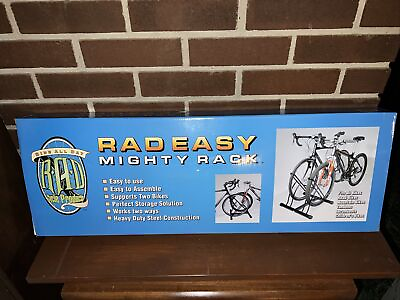 #ad RAD Cycle Mighty Rack Two Bike Floor Stand Bicycle Instant Versitile New In Box $39.99