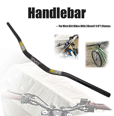 #ad #ad Handlebar Handle Fat Bar 1 1 8quot; For Motorcycle Dirt Pit Bike Off Road ATV Black $32.99