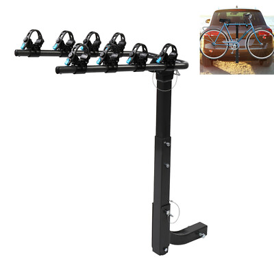 #ad #ad US 4 Bike Carrier Hanging Hitch Rack Foldable Transport Rack for Cars Trucks SUV $93.99