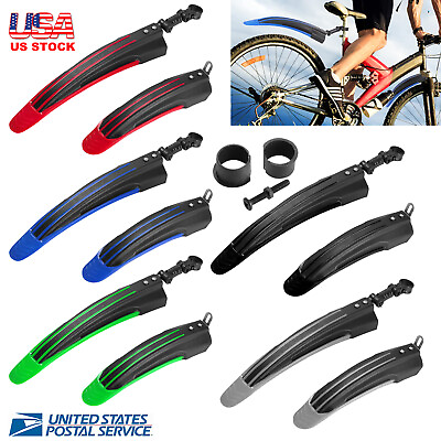 #ad 2x Bicycle Mudguard Mountain Bike Fenders Mudguards Wing Cycling Accessories USA $12.96