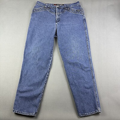 #ad VTG Rockies Rocky Mountain Bareback Jeans Womens 19 20 Relaxed Long Rise Mom* $44.04