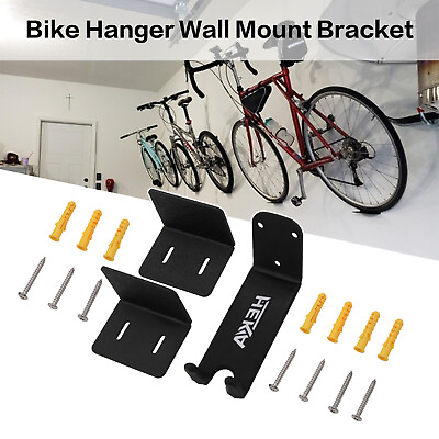 #ad Upgrade Bike Wall Mount Storage Hanger Stand Bicycle Cycling Pedal Steel $14.65