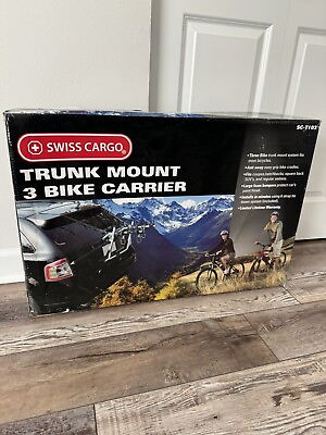 #ad Trunk Mount 3 bike Carrier Swiss Cargo $45.00