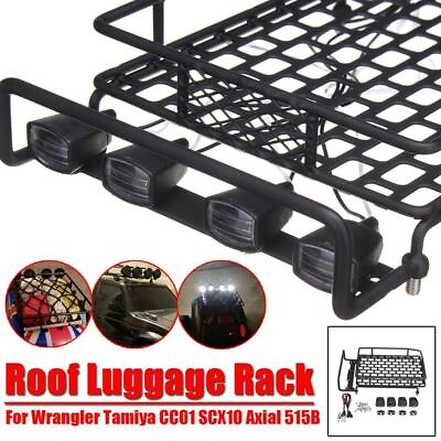#ad Car Roof Rack Large Size Roof Rack Luggage Carrier with 4 LED Light $20.73