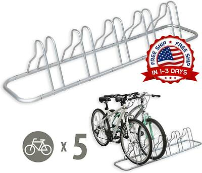 #ad Bicycle Floor Adjustable Parking Stand Storage Garage Rack Bike Holder For Home $105.66