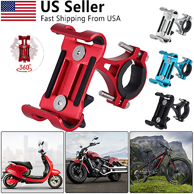 #ad Aluminium Alloy Mobile Phone Holder Stands for Bicycle Motorcycle Metal Mountain $7.57