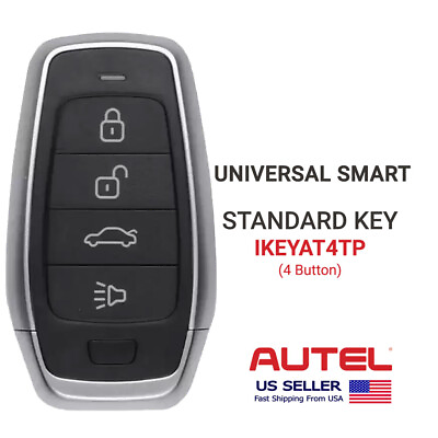 #ad #ad Autel iKey Universal Smart Key Standard 4 Button IKEYAT4TP $27.75
