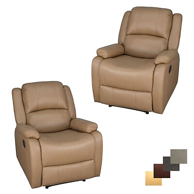 RecPro Charles 30quot; RV ZWR Zero Wall Recliner Chair Toffee RV Furniture 2pk $1169.95