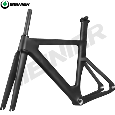 #ad Full Carbon Fiber Track Frame BSA Road Bike Frame 700C Fixed Gear Frameset 54 57 $696.00