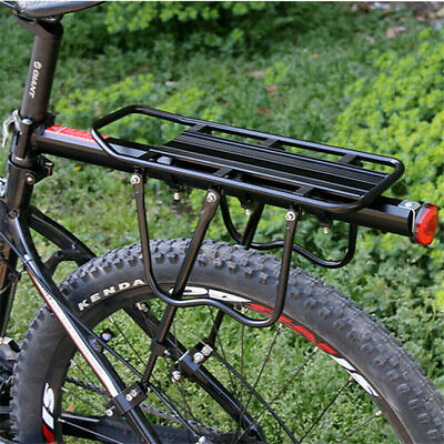#ad Bike Bicycle Quick Release Luggage Seat Post Pannier Carrier Rear Rack Fender $28.94