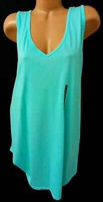 #ad NWT Torrid blue v neck stretch classic fit sleeveless top 5 5X $17.99