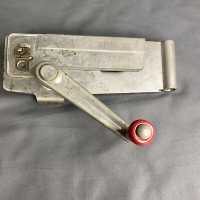 Vintage Swing A Way Can Opener White Red USA Swing Away $22.00