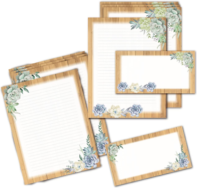 #ad #ad Lined Stationary Set with Envelopes 50 Writing Stationary Paper and 50 Envelopes $24.49
