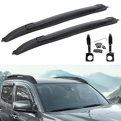 #ad #ad For Toyota Tacoma Double Cab 2005 2023 Top Roof Rack Cross Side Rails Bars Set $83.50
