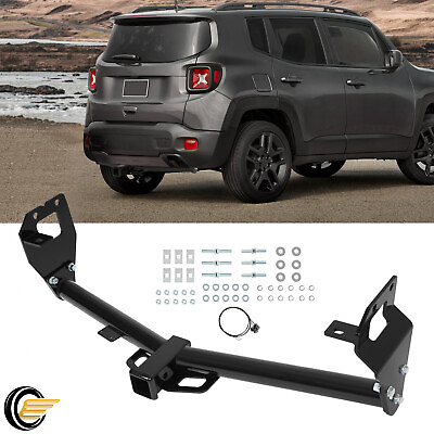 #ad Class 3 Trailer Hitch 2quot; Receiver Black Steel For Jeep Renegade 2015 2023 $145.00