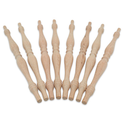 Oak Wooden Spindles 11 1 2 inch for Crafts Home Décor Furniture Woodpeckers $290.99