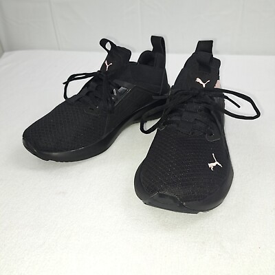 #ad #ad PUMA Softride ENZO NXT Black 195235 06 SoftFoam Women#x27;s Running Shoes Sz 9 EUC $29.99