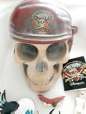 #ad Disneyland Paris Pirates of the Caribbean Skull Accessories Toy Set GBP 15.00