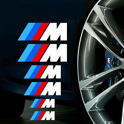 #ad #ad 6PCS Fits For BMW M Series Brake Caliper High Temperature Car Decal Sticker $8.99