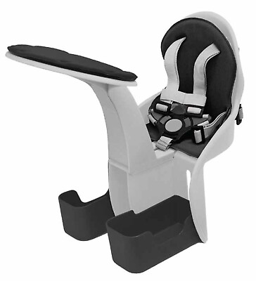 #ad #ad Bike Center Mount Front Facing Child Carrier Gray $47.00