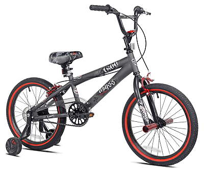 #ad Kent 18 In. Abyss Boy#x27;s Freestyle BMX Bike Charcoal Gray $88.20