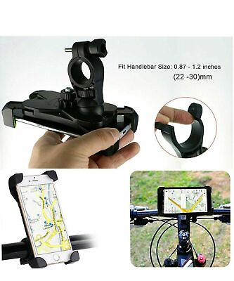 Universal Motorcycle MTB Bike Bicycle Handlebar Mount Holder For Cell Phone GPS $7.99
