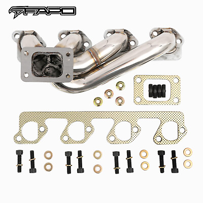 FAPO Turbo Manifold T3 for 83 88 Ford Mustang SVO Thunderbird 2.3L Side Mount $169.99