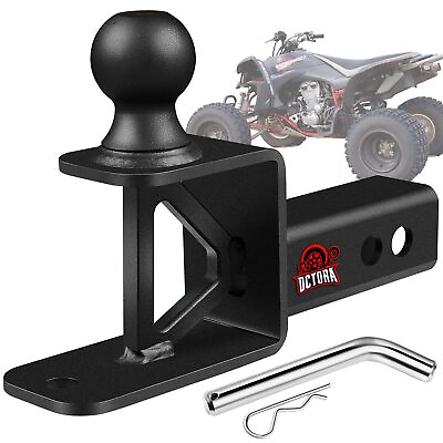 #ad ATV UTV Trailer Hitch: 3 In 1Towing Ball Mount Fits 2 inch Multi Purpose Hitch $49.99