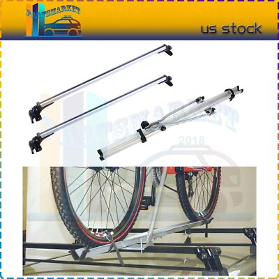 #ad #ad For Universal Ford Honda Roof Rack Cross rack bicycle silver baggage Aluminum $118.99