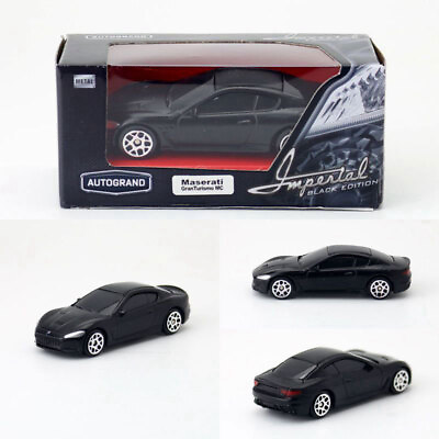 #ad #ad 1:64 Maserati GranTurismo MC Diecast Model Car Boys Gifts Men Collection Black $9.50