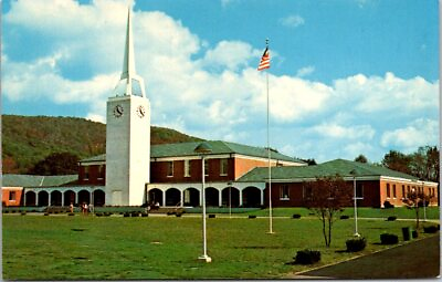 #ad Quinnipiac College Library Hamden Connecticut Sloping Giant Mountain Postcard $4.95