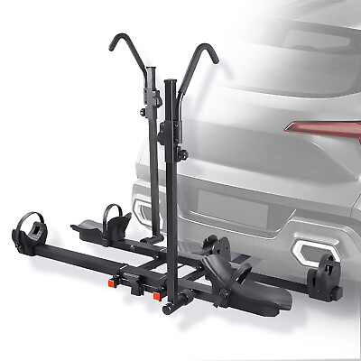 #ad 2quot; Hitch Mounted Carrier Bike Rack Platform Heavy Duty For SUVs Trucks Cars Vans $217.11