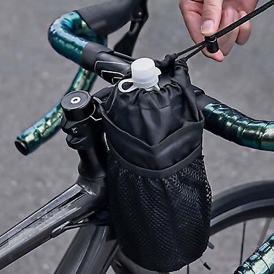 #ad Water Bottle Holder Beverage Carrier Bike Cup Holder Bike Handlebar Stem Bag for $9.23