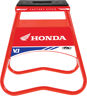 #ad #ad Factory Effex Carbon Steel Honda CR CRF XR Red Bike Stand MX Bike Motocross $83.65