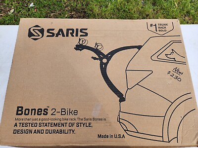 #ad Saris Bones 2 Bike Rack Trunk Mount Never Used Just Opened $89.99