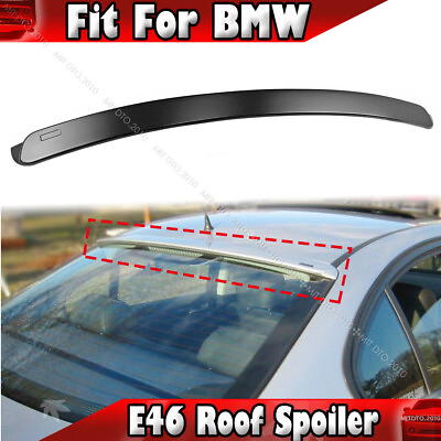 #US UNPAINTED FIT FOR BMW ROOF SPOILER E46 4DR 3 SERIES A TYPE WING 99 05 $59.00