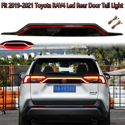 #ad #ad Fit 2019 2023 Toyota RAV4 Rear Door Trunk LED Tail Light Dynamic Through Lamp $189.99